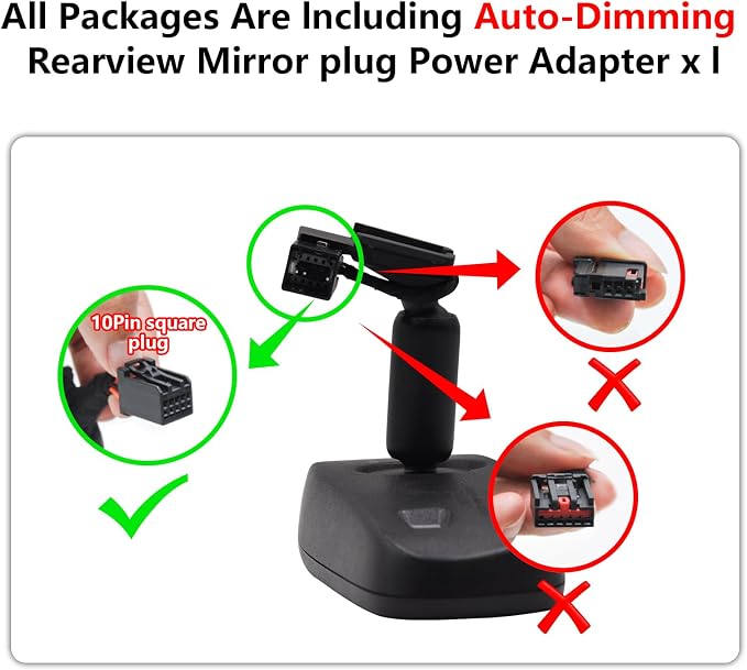 Front 4K & Rear 1080P Dash Cam Custom fit - Image 3