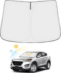 Windshield Sun Shade for Hyundai Tucson 2016-2021 Thicken 6-Layer Front Window by Canvcle