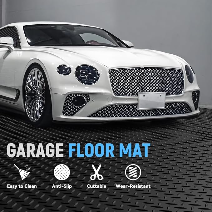 4x6 FT Garage Floor Mat, 2.8mm Thickened PVC Flooring Roll - Image 2