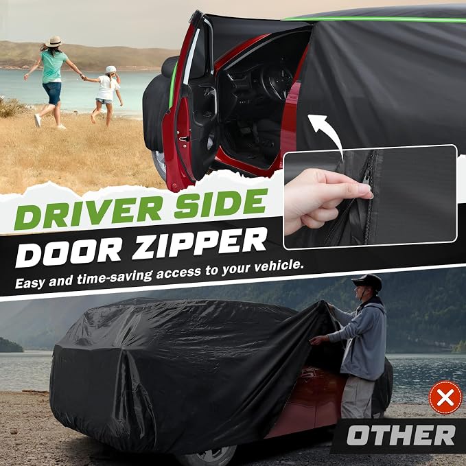 Mixsuper Liner Car Cover for Subaru Crosstrek 2013-2026, 7 Layers Waterproof - Image 3
