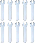 HARFINGTON 10pcs Small Wrench Open End Wrench 6x66x1.5mm Metric U-Shaped Single by HARFINGTON