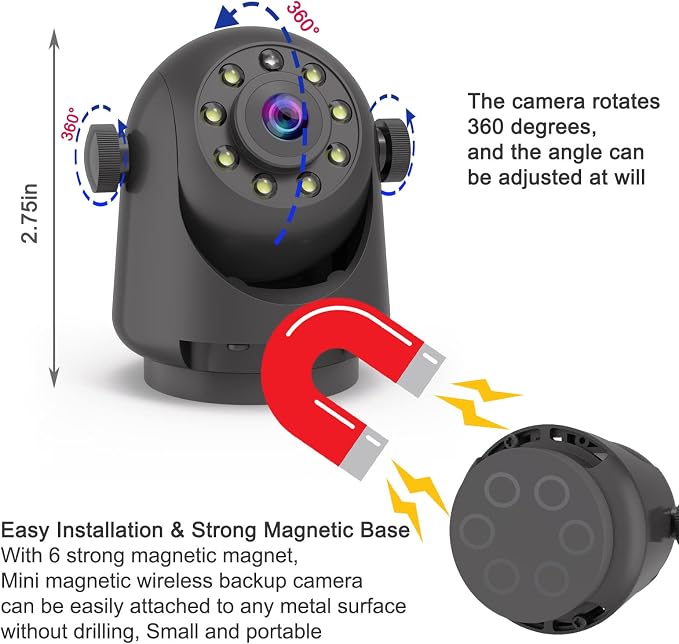 Wireless Magnetic Backup Camera - Image 3