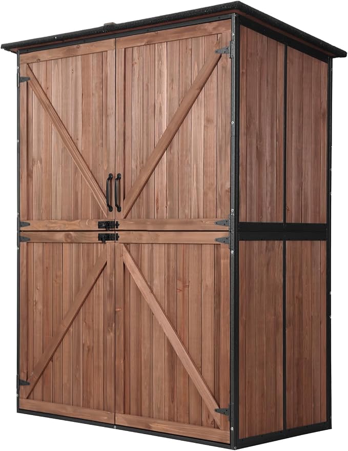 Aivituvin Outdoor Storage Shed Upgraded by Aivituvin