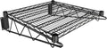 24" x 24" Black Epoxy Wire Wall Mount Shelf by Krollen+Industrial