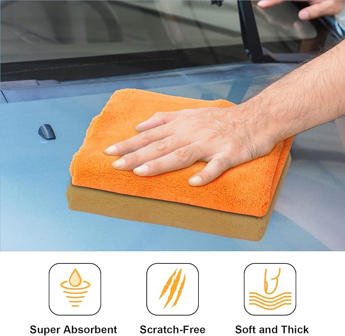 Shimeyao 30 Pcs Edgeless Microfiber Plush Towels - Image 4