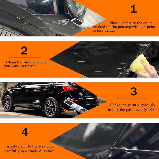 Glacier White Metallic Touch Up Paint Compatible - Image 6