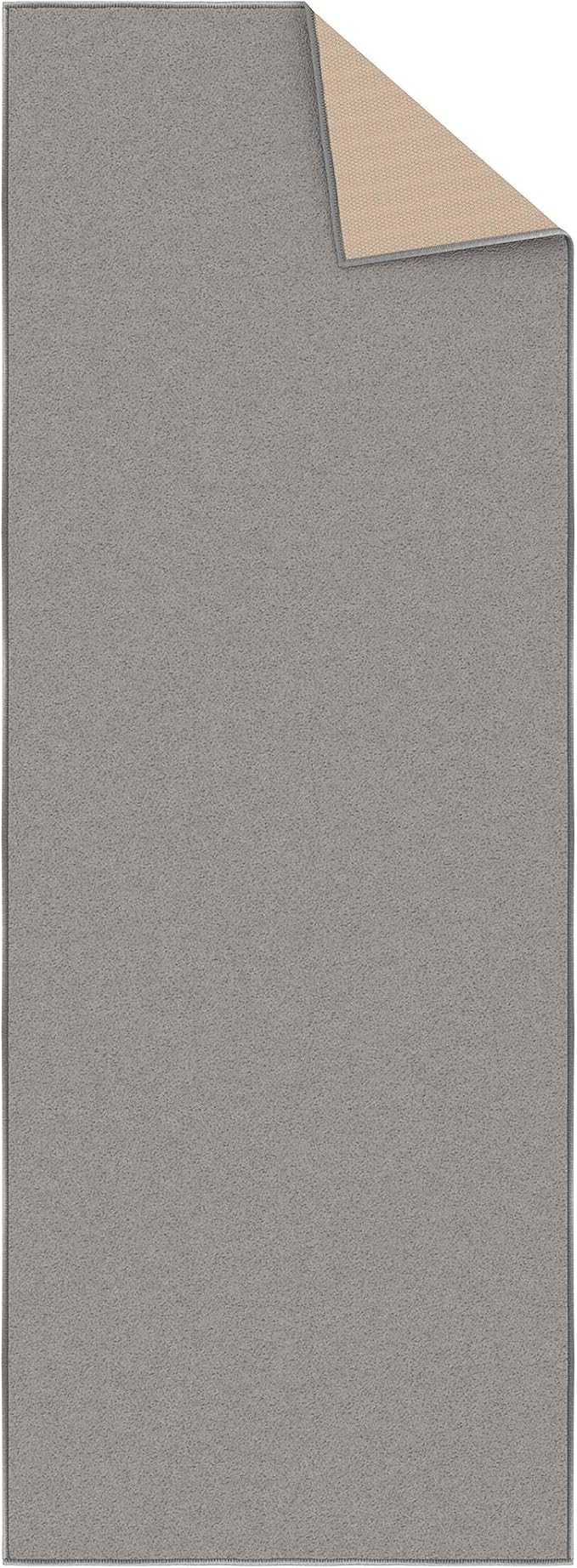 Ottomanson Hallway Runner Rug 2'2" x 6' Non Slip Solid Area Rugs Easy to Clean - Image 7