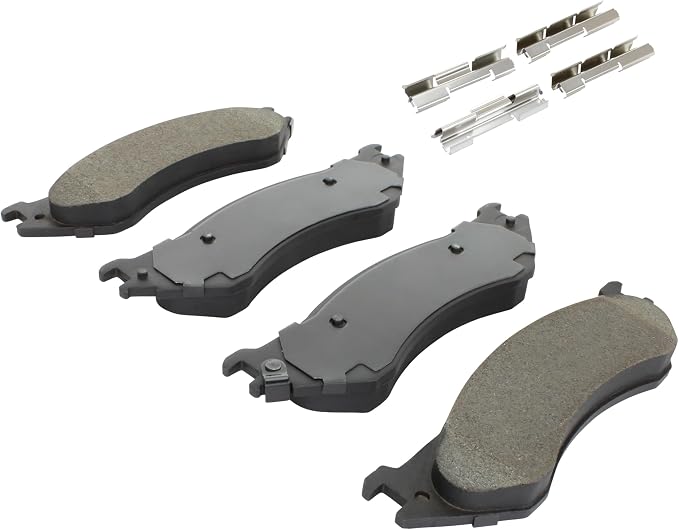 Premium Semi-Metallic Rear Brake Pads Compatible - Image 2