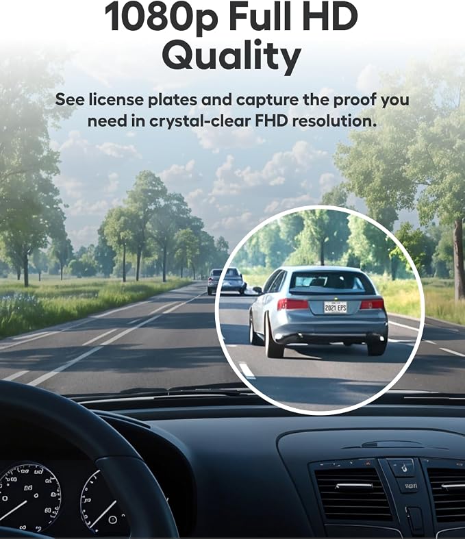 Nexar Beam2 Mini Dash Cam Car Camera 256GB Storage 24H Parking Mode Wide Angle - Image 3