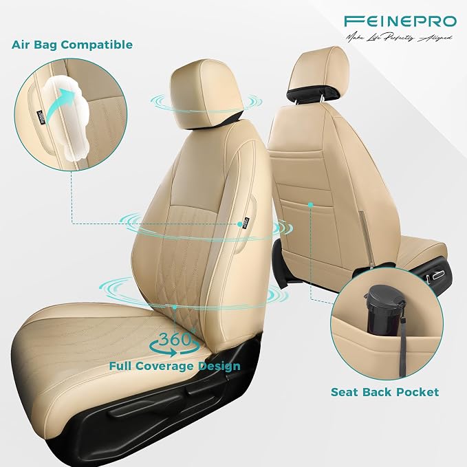 Seat Covers for Honda Civic Sedan EX-L, Sport 2016 2017 2018 2019 2020 2021 - Image 3
