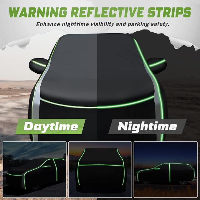 Mixsuper Liner Car Cover for Jeep Grand Cherokee 1993-2026, 7 Layers Waterproof - Image 7