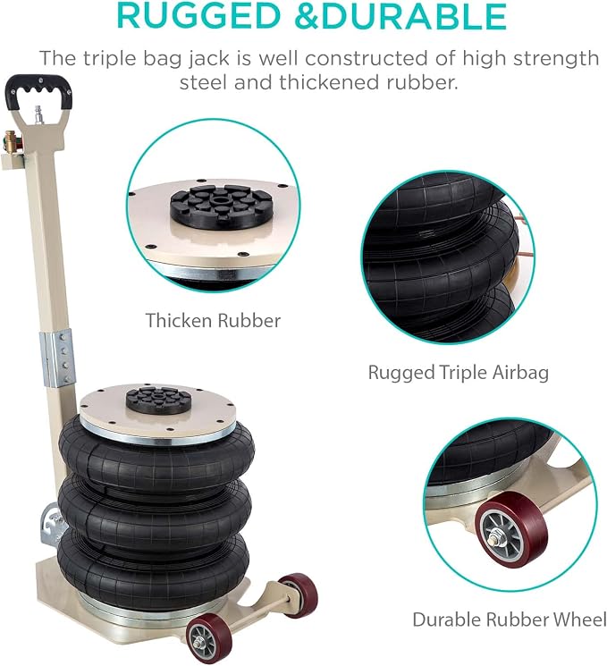 CXRCY 5 Ton Air Jack for Cars & Trucks - Image 3