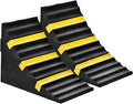 RELIANCER 2 Pack Wheel Chocks Heavy Duty Extra Large Industrial Rubber Wheel by RELIANCER