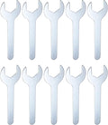 HARFINGTON 10pcs Small Wrench 24x115x2.8mm Metric U-Shaped Single Open Ended by HARFINGTON