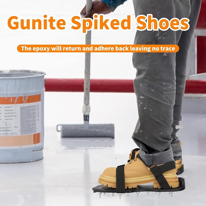 Epoxy Floor Spiked Shoes Fully Assembled Gunite Spiked Shoes - Image 2