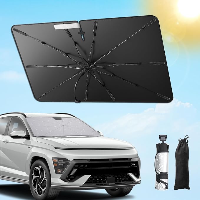 SXCY for 2024 2025 Hyundai Kona Windshield Umbrella Sunshade for 2024 2025 - Image 2