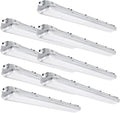 4FT Vapor Tight LED Light Fixture 4200LM 48W, 6500K Bright White IP65 Waterproof by LAMPSERO