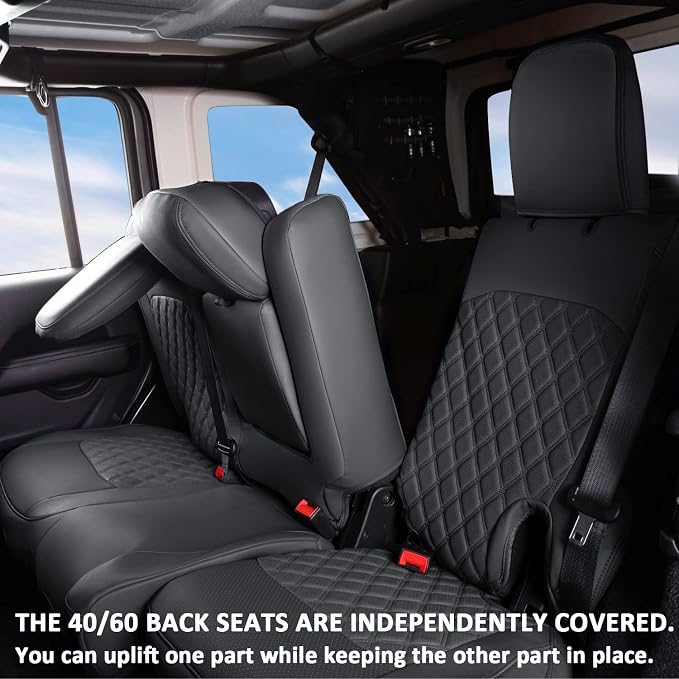 GIANT PANDA Customized Full Set Car Seat Covers - Image 6
