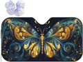 Beautiful Butterfly Car Sun Shade Windshield Sunshade Foldable Front Window by mutakin