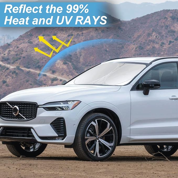 Custom Fit XC60 Windshield Sunshade - Image 2