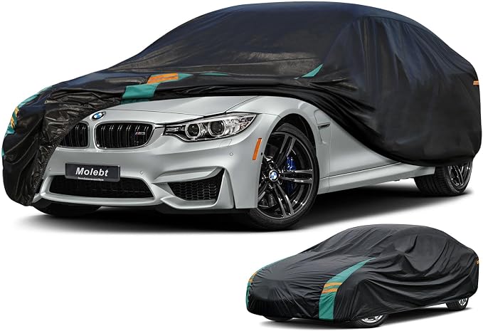 Coupe Car Cover Custom Fit for BMW 3 Series 4 Series M3 320i 325i 328i 330i by Molebt