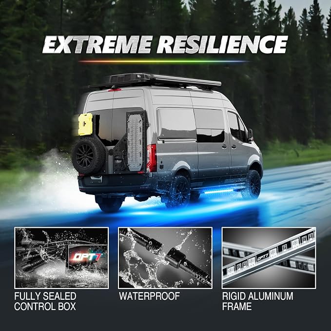 OPT7 Aura Pro Underglow Lights for Class B & B+ RV Motorhomes - Image 4