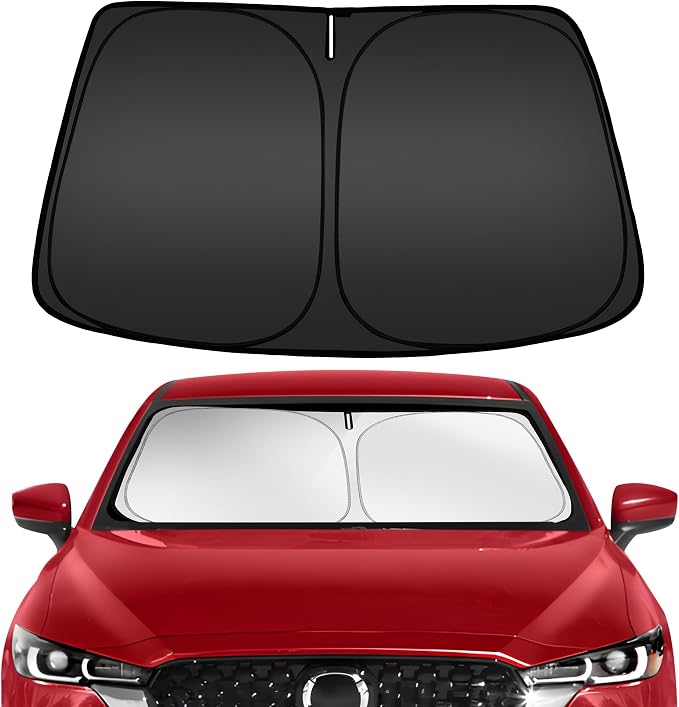 ARISMOTOR Windshield Sun Shade for Mazda CX5 2017-2025, Custom Fit Foldable by ARISMOTOR