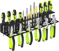 Screwdriver Holder Wall Mount, Heavy Duty Metal Utility Bit Organizer by TUSPEU