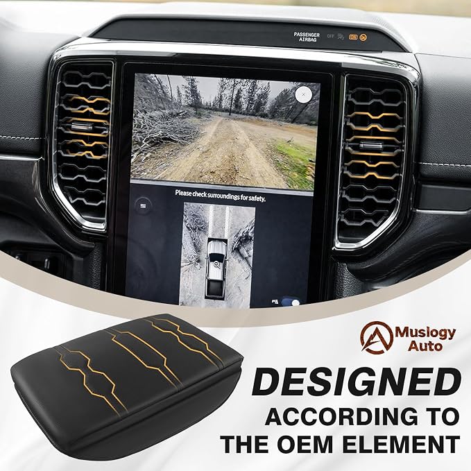 Muslogy Center Console Armrest Cover Compatible - Image 4