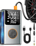 Tire Inflator Portable Air Compressor, Bike Pump, 150PSI Air Pump by OFISPEED
