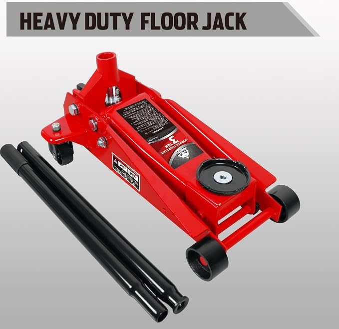 3 Ton Floor Jack Steel Heavy Duty Car Jack Fast Lift Service Hydraulic Jack - Image 5