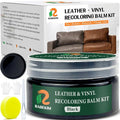 Black Leather Repair Kit, Leather Recoloring Balm – Restore & Repair Faded by Unknown