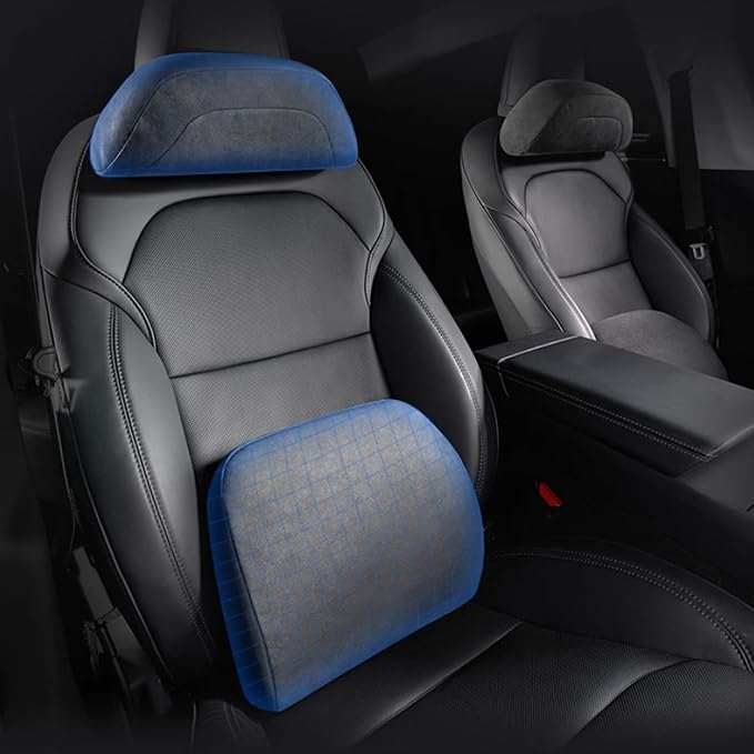 Car Headrest Pillow for Driving, Softness Ergonomic Design Universal Travel - Image 9