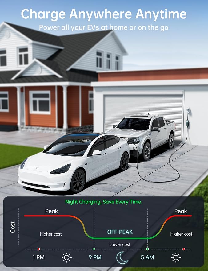 16A Level 1&2 Tesla Charger Tesla Mobile/Home Charger - Image 3