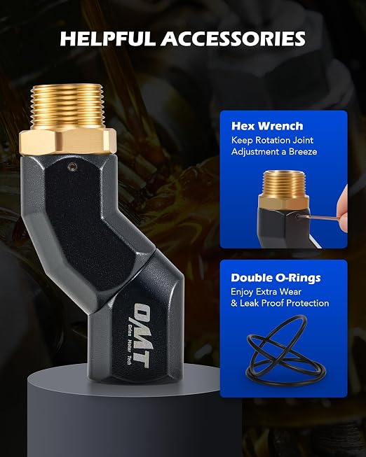 Orion Motor Tech 2pcs 3/4" NPT Fuel Hose Nozzle Swivel Kit - Image 7