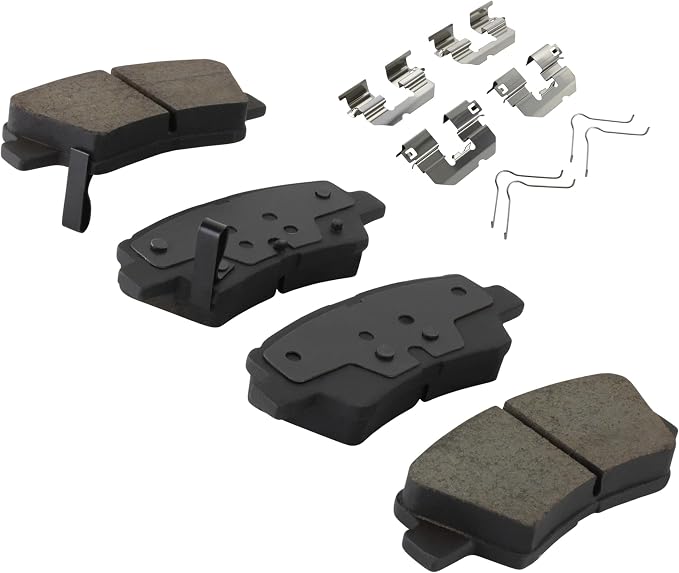 Premium Ceramic Rear Brake Pads Compatible - Image 2