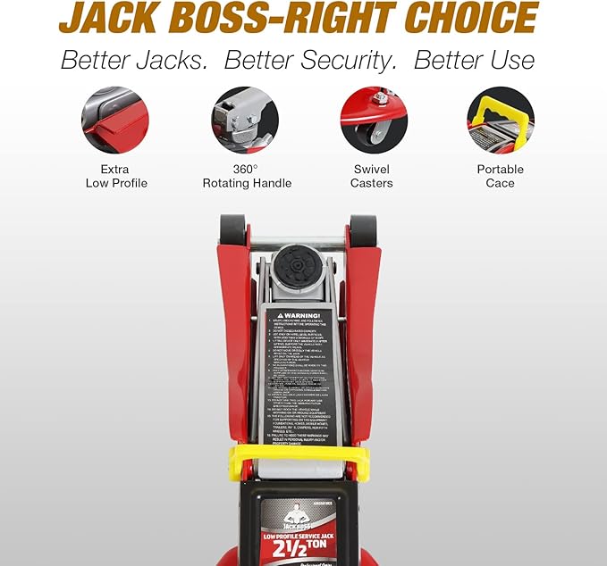 Floor Jack 2.5 Ton Hydraulic Low Profile Trolley Car Jack - Image 2
