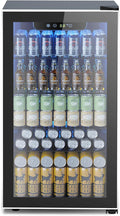 Mini Fridge 130 Can Beverage Refrigerator Cooler, 3.2 Cu.Ft Drink Fridge by Electactic