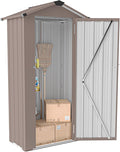 Outdoor Metal Storage Shed, Waterproof Garden Tool Shed by Dithoko