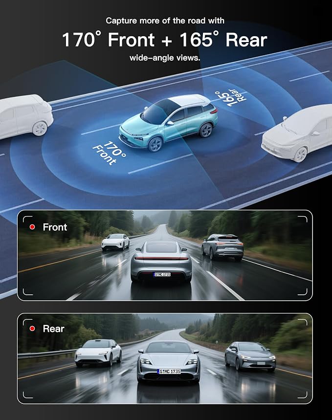 Dash Cam Front and Rear: 4K+2K Dash Camera - Image 6