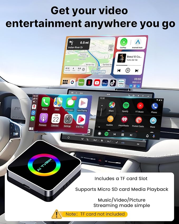 Sehawei Wireless CarPlay & Android Auto Adapter 2025 - Image 5