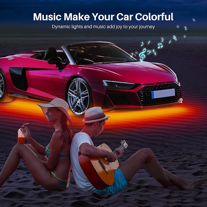 Underglow Kit for Car, Car Led Underglow Lights for Trucks - Image 4