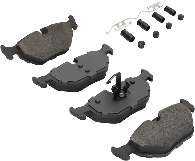 Premium Semi-Metallic Rear Brake Pads Compatible - Image 2