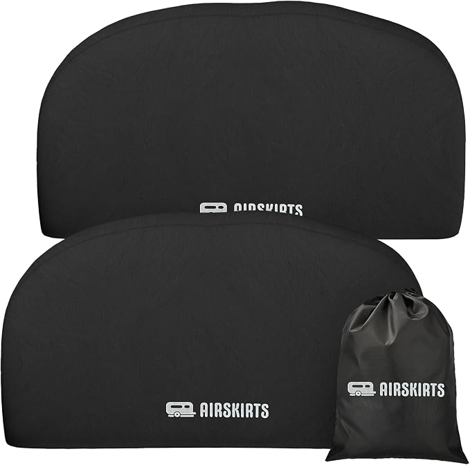 Dual-Axle RV Trailer Tire Covers by AirSkirts