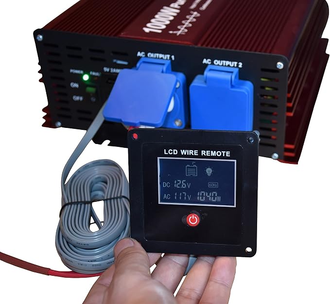 2000W Pure Sine Wave Inverter 12V to 120V AC - Image 6