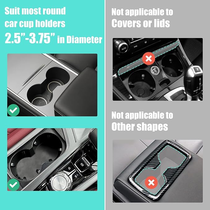 Upgraded Universal Car Cup Holder Expander - Image 6