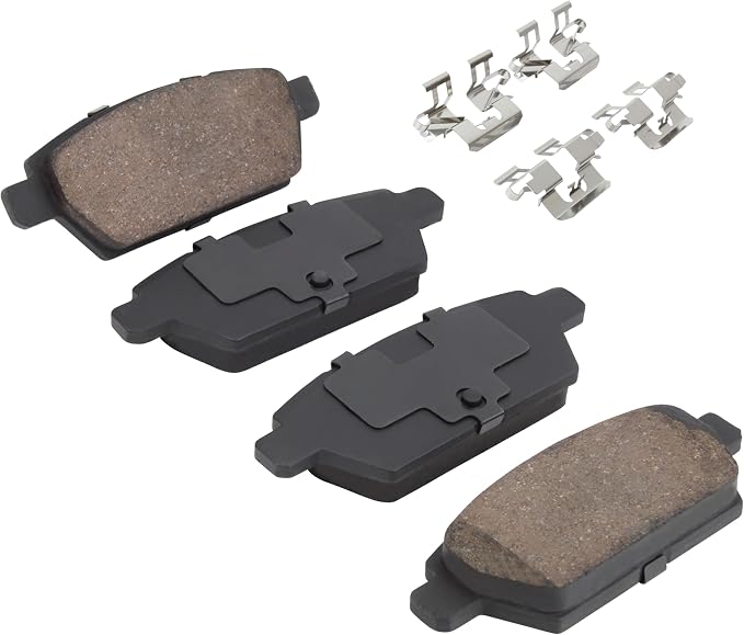 Premium Ceramic Rear Brake Pads Compatible - Image 2