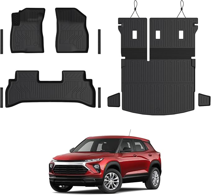 Floor Mats Set for Chevy Trailblazer FWD 2026 2025-2021 Accessories, Full by GALVAGNITE