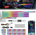 New Version Acrylic Car Dreamcolor Ambient Lighting Kit 14 in 1 LED Interior by WEBUPAR