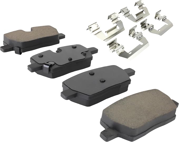 Premium Ceramic Rear Brake Pads Compatible - Image 2